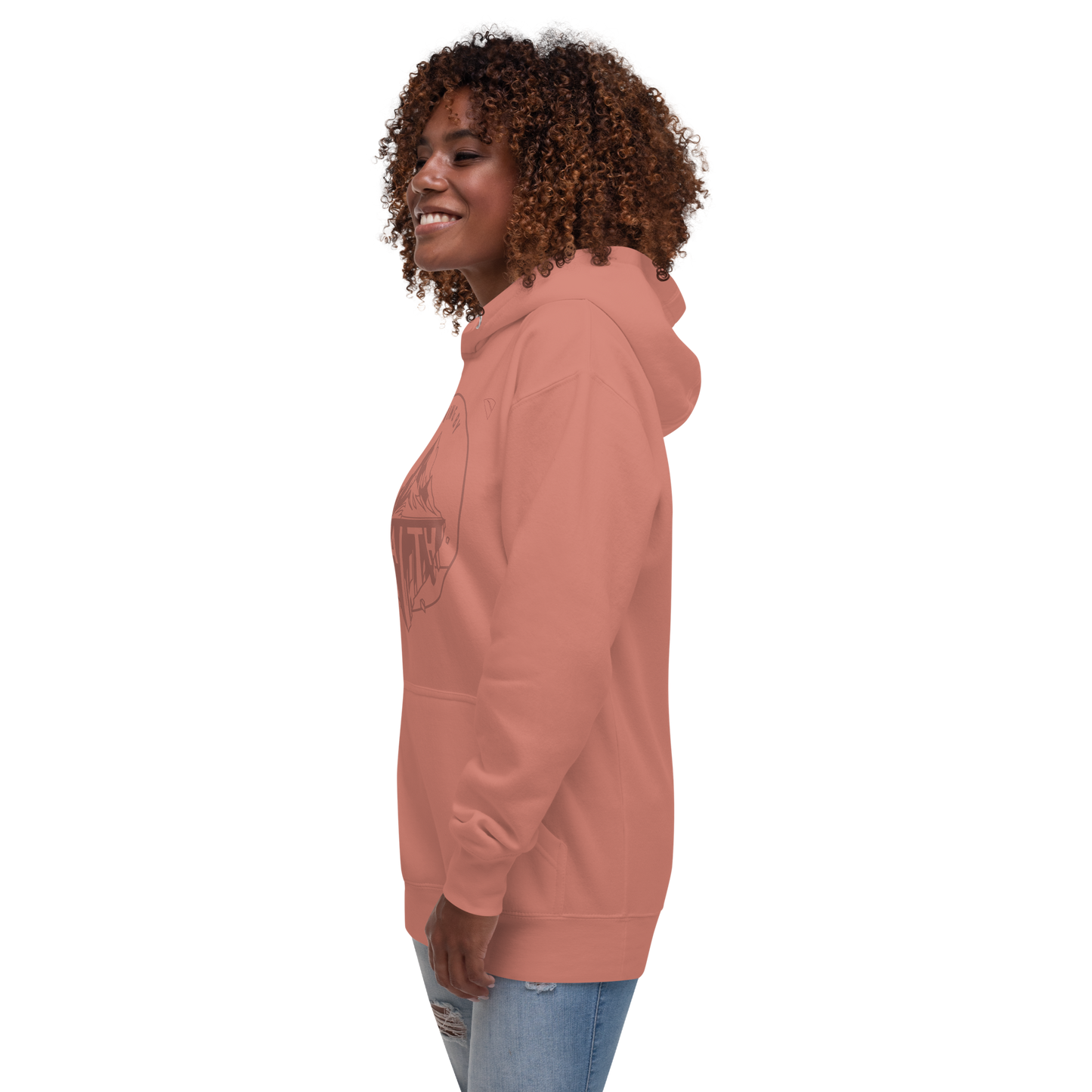 Moving Mountains By Faith Premium unisex hoodie