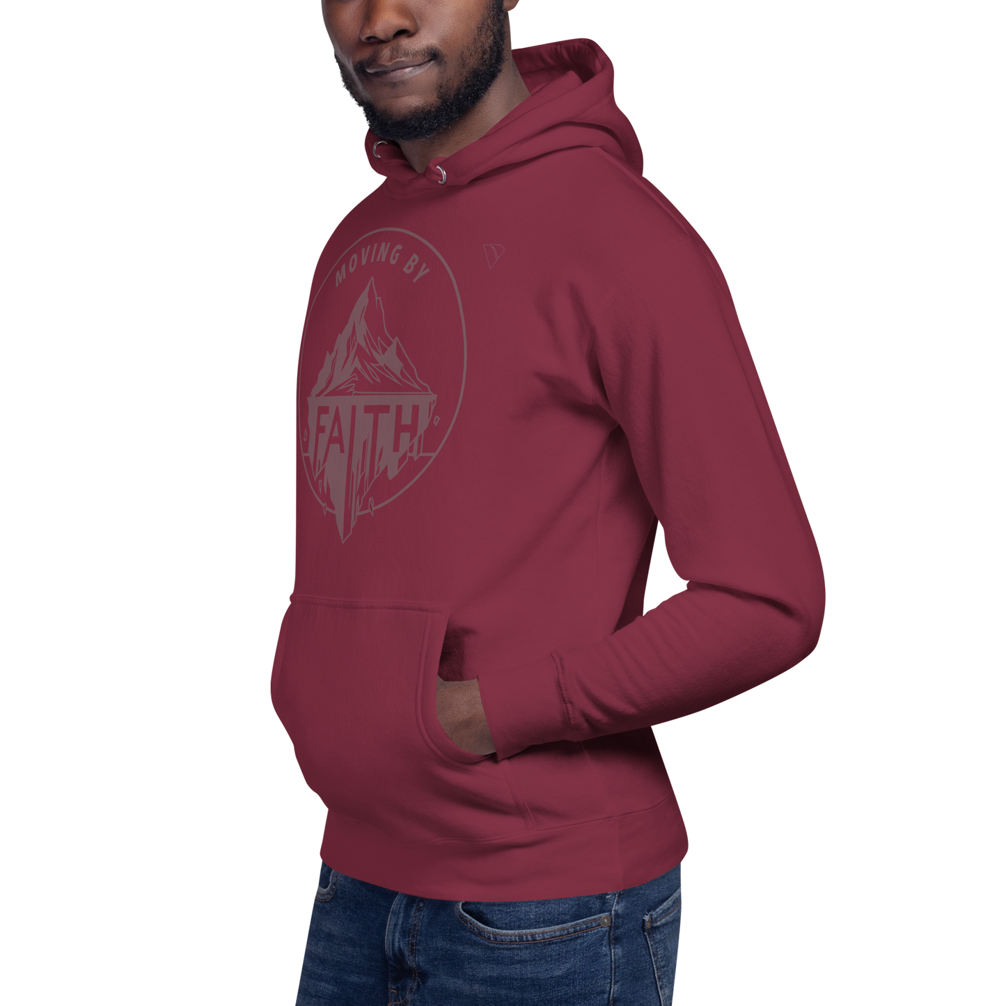 Moving Mountains By Faith Premium unisex hoodie