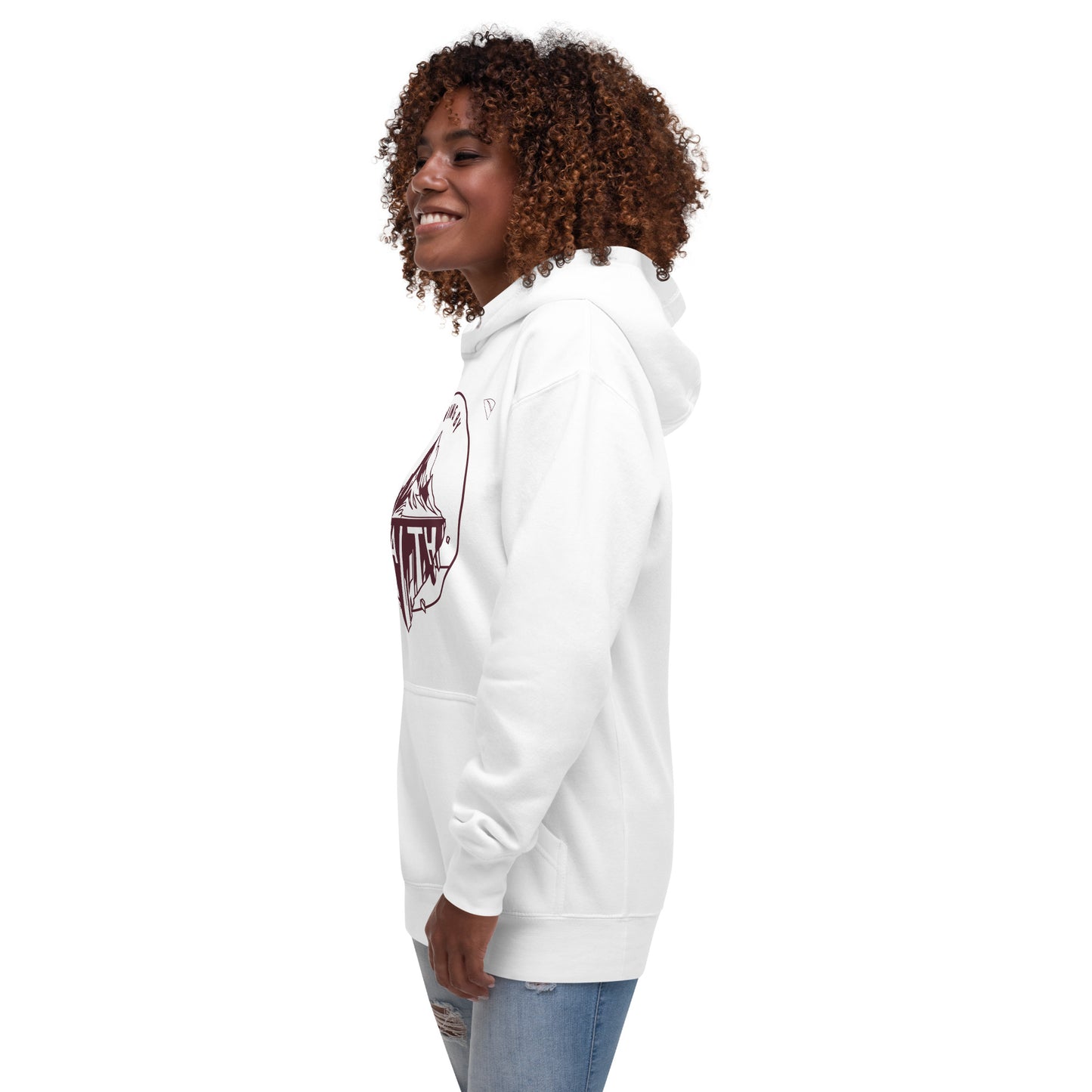 Moving Mountains By Faith Premium unisex hoodie