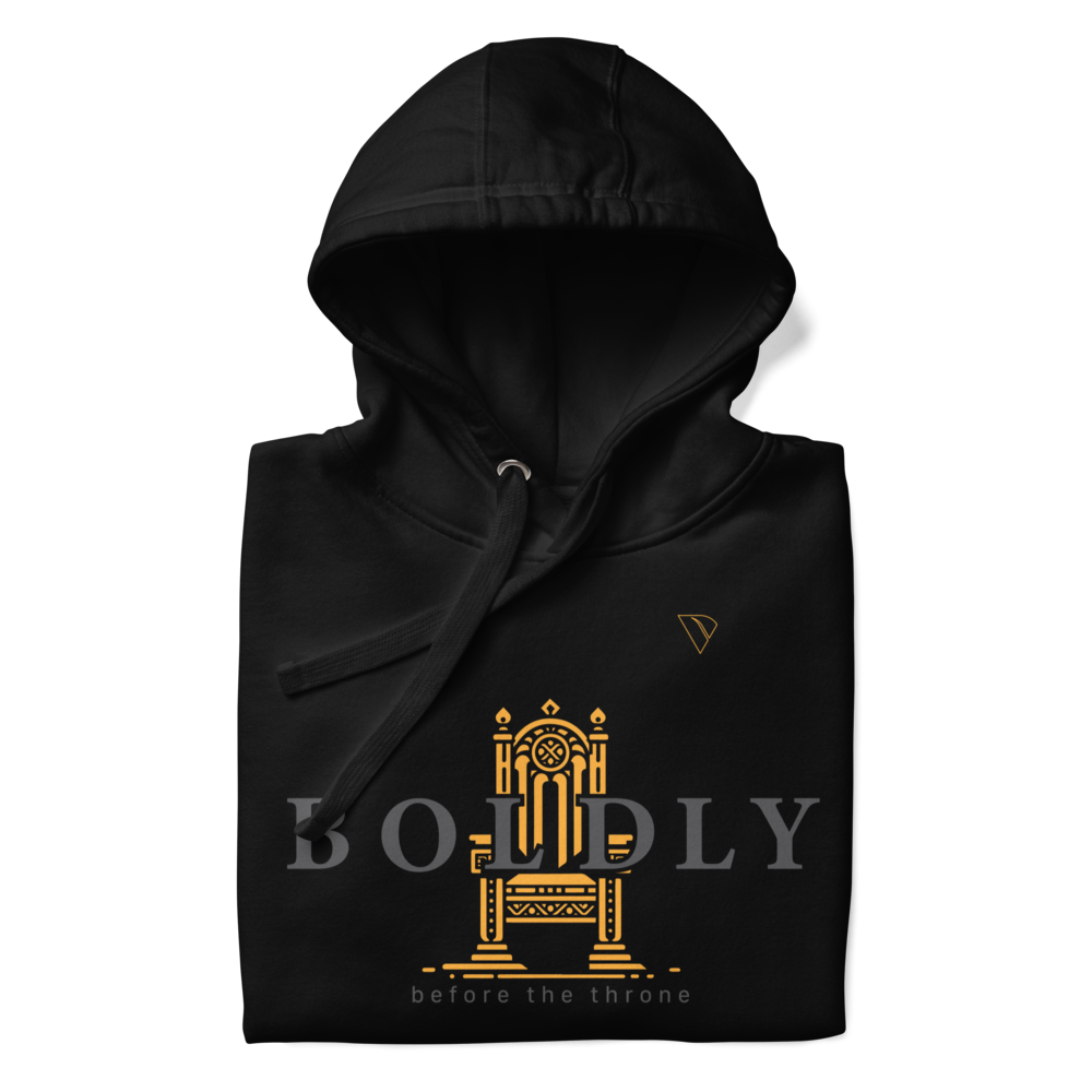 Boldly Before the Throne Premium unisex hoodie