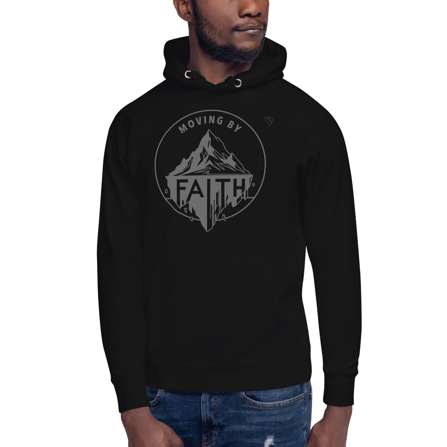 Moving Mountains By Faith Premium unisex hoodie
