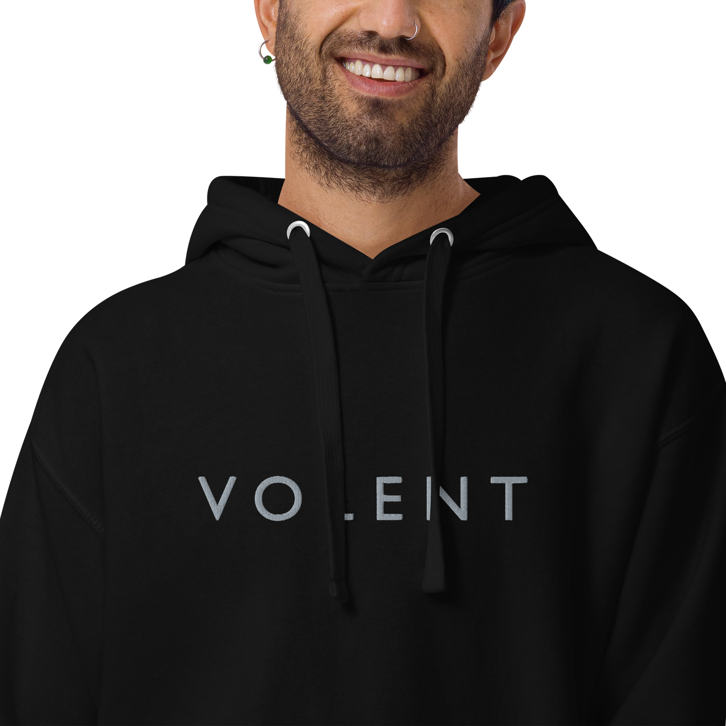 Volent Embroidered Premium unisex hoodie