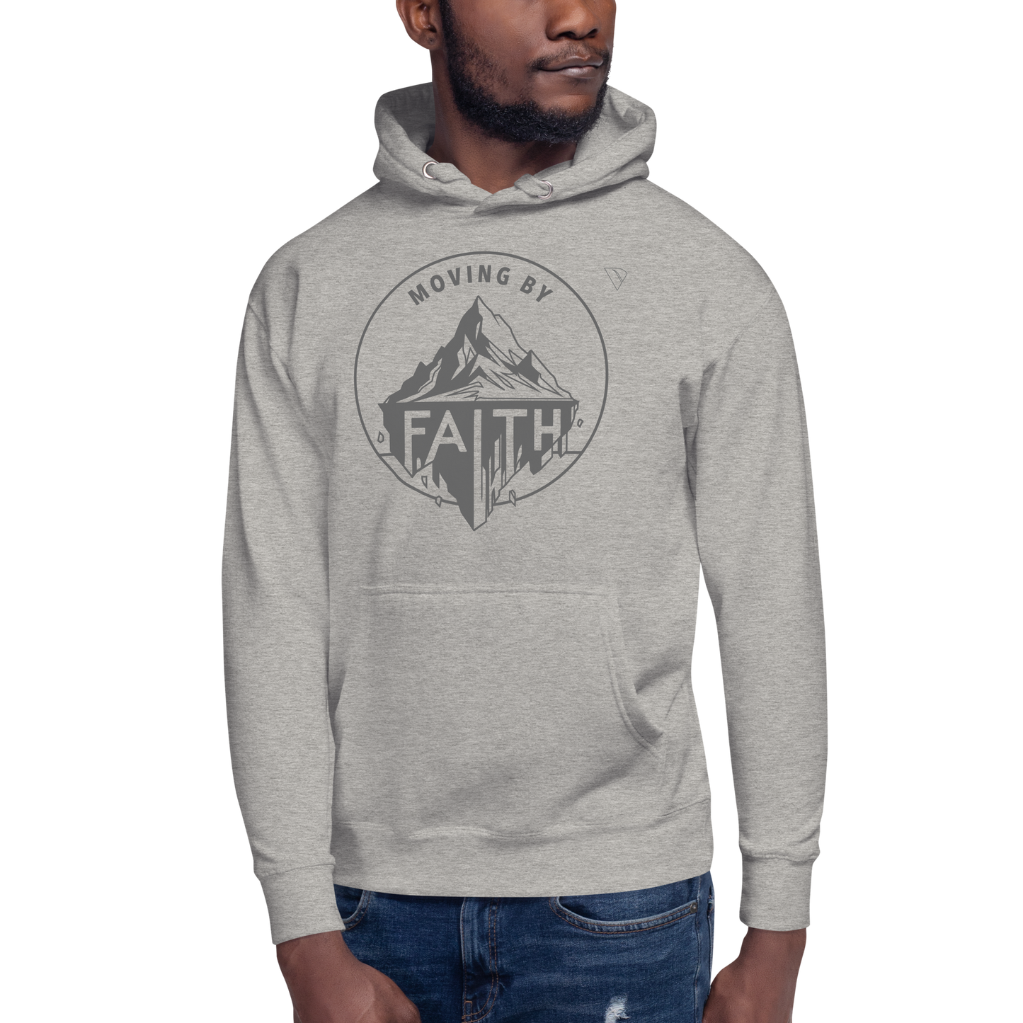 Moving Mountains By Faith Premium unisex hoodie