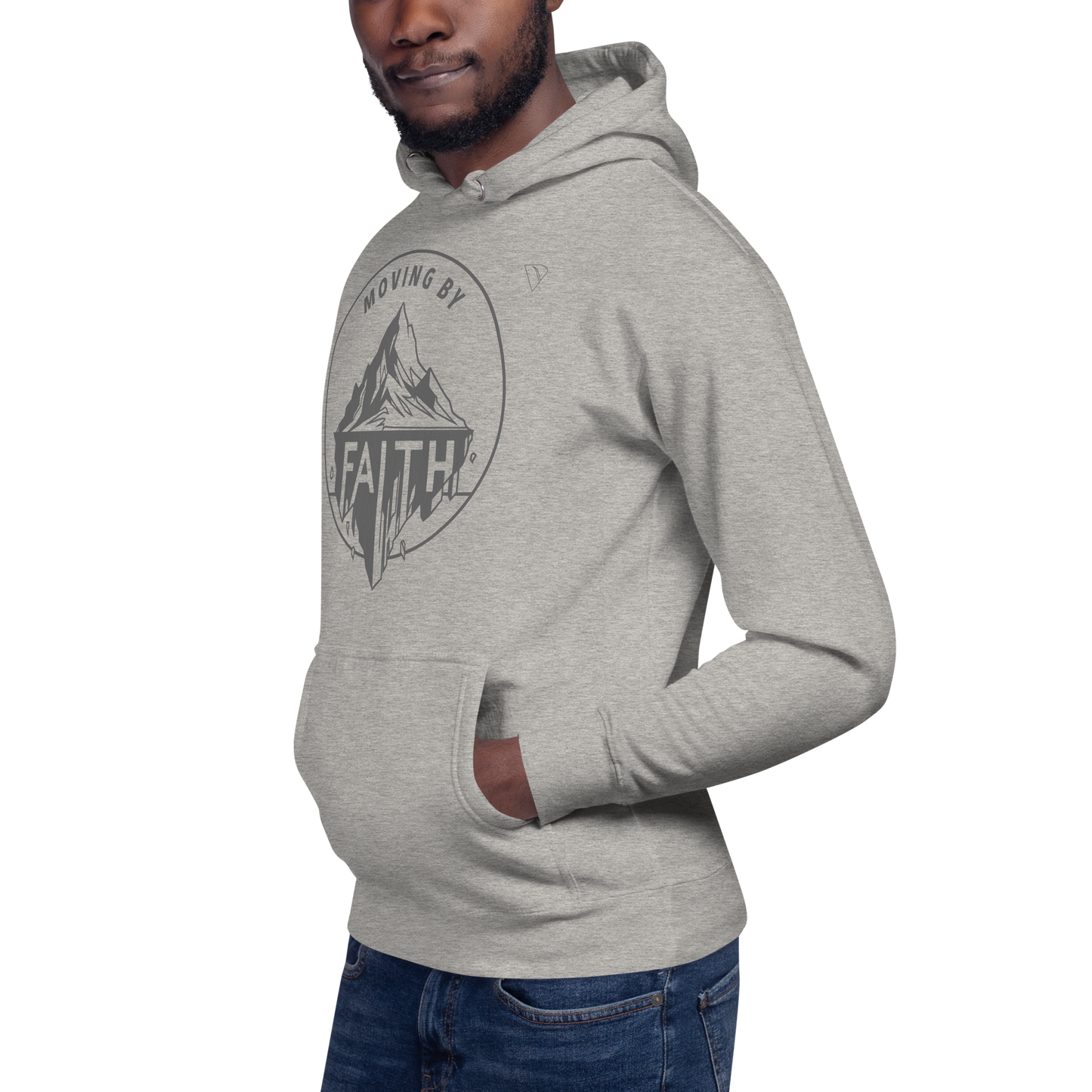 Moving Mountains By Faith Premium unisex hoodie