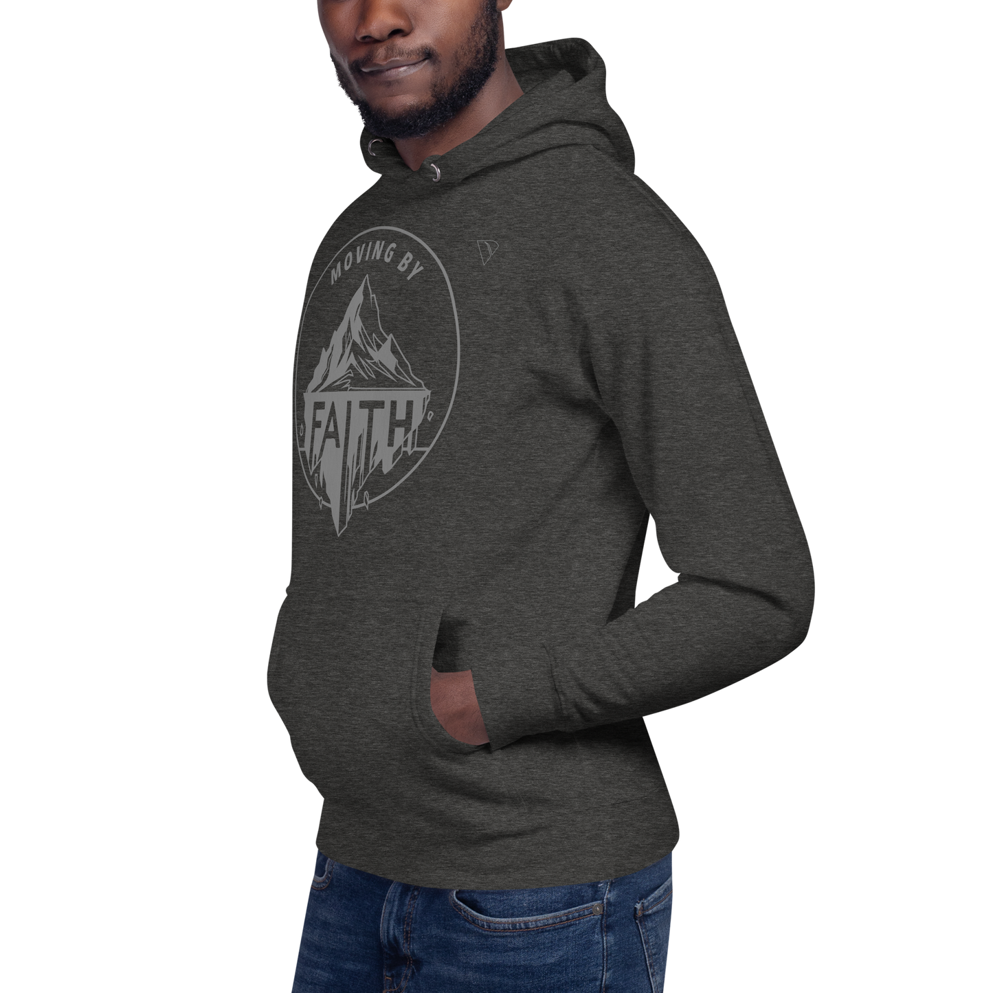 Moving Mountains By Faith Premium unisex hoodie