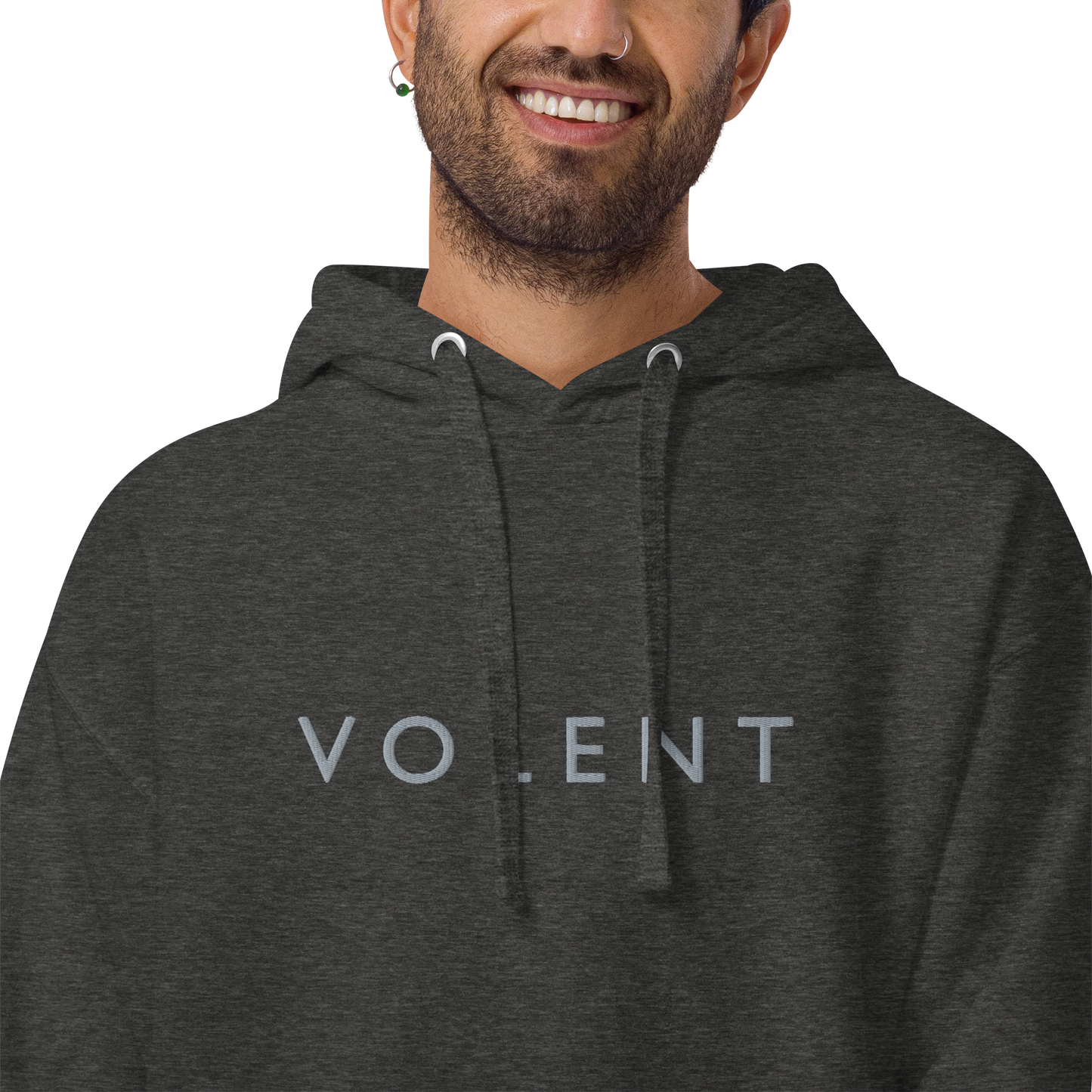 Volent Embroidered Premium unisex hoodie