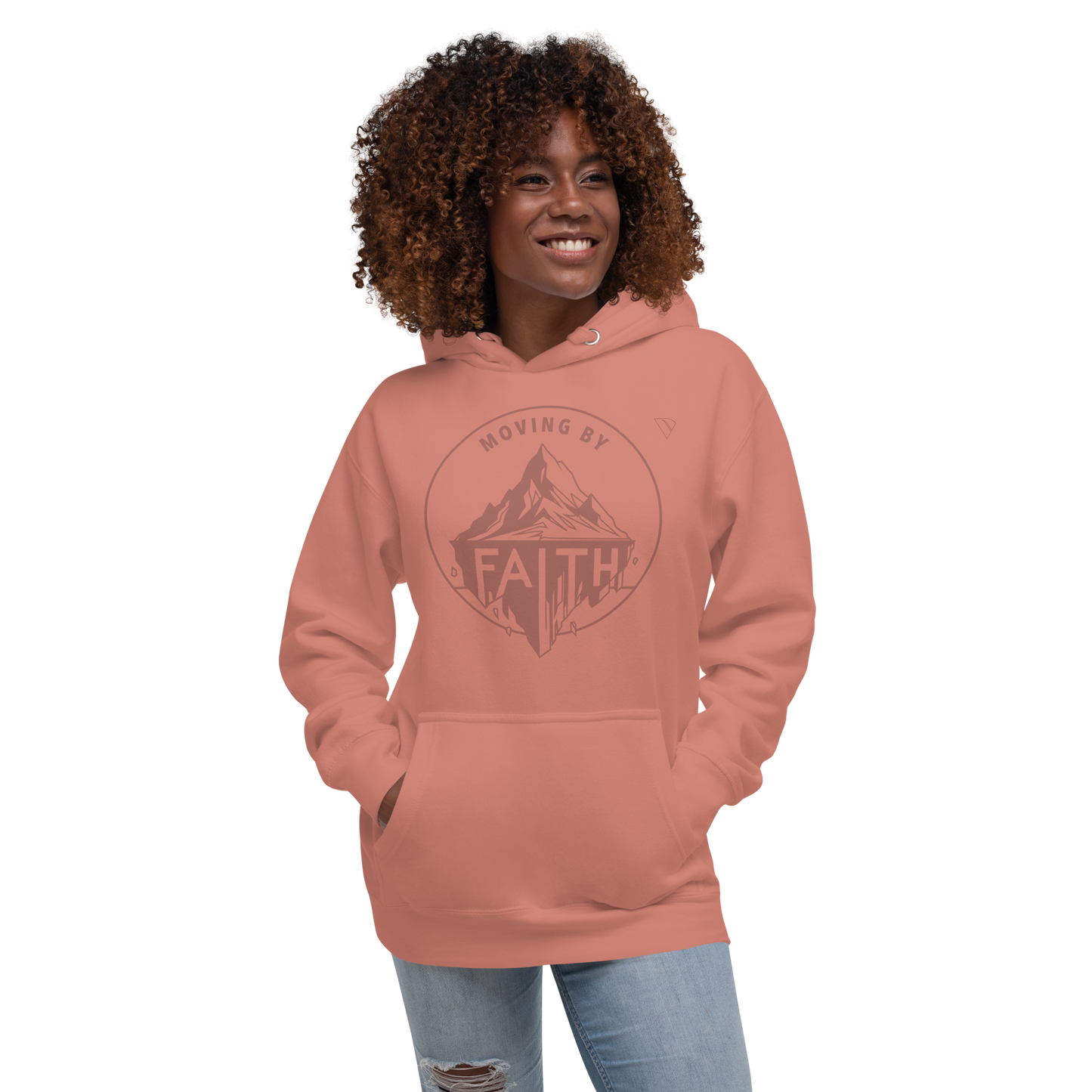 Moving Mountains By Faith Premium unisex hoodie