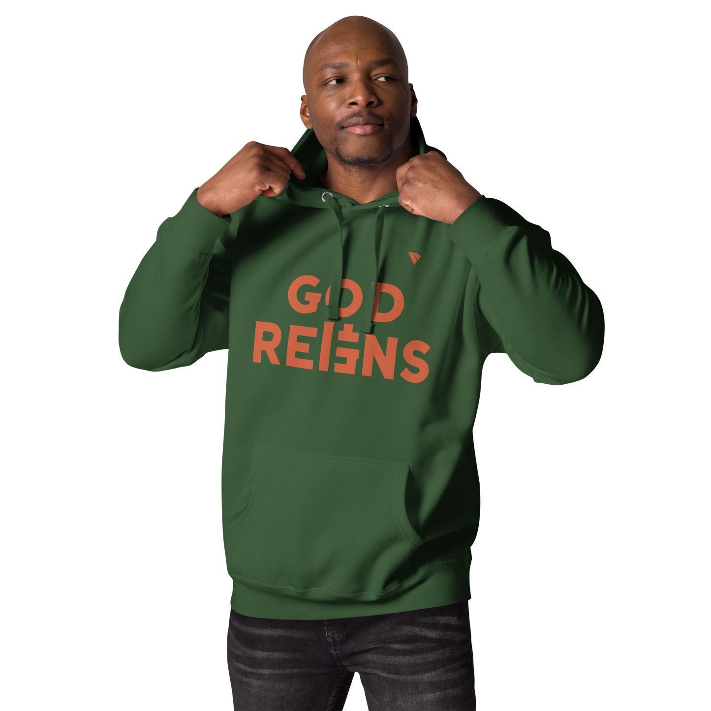 God Reigns Premium unisex hoodie
