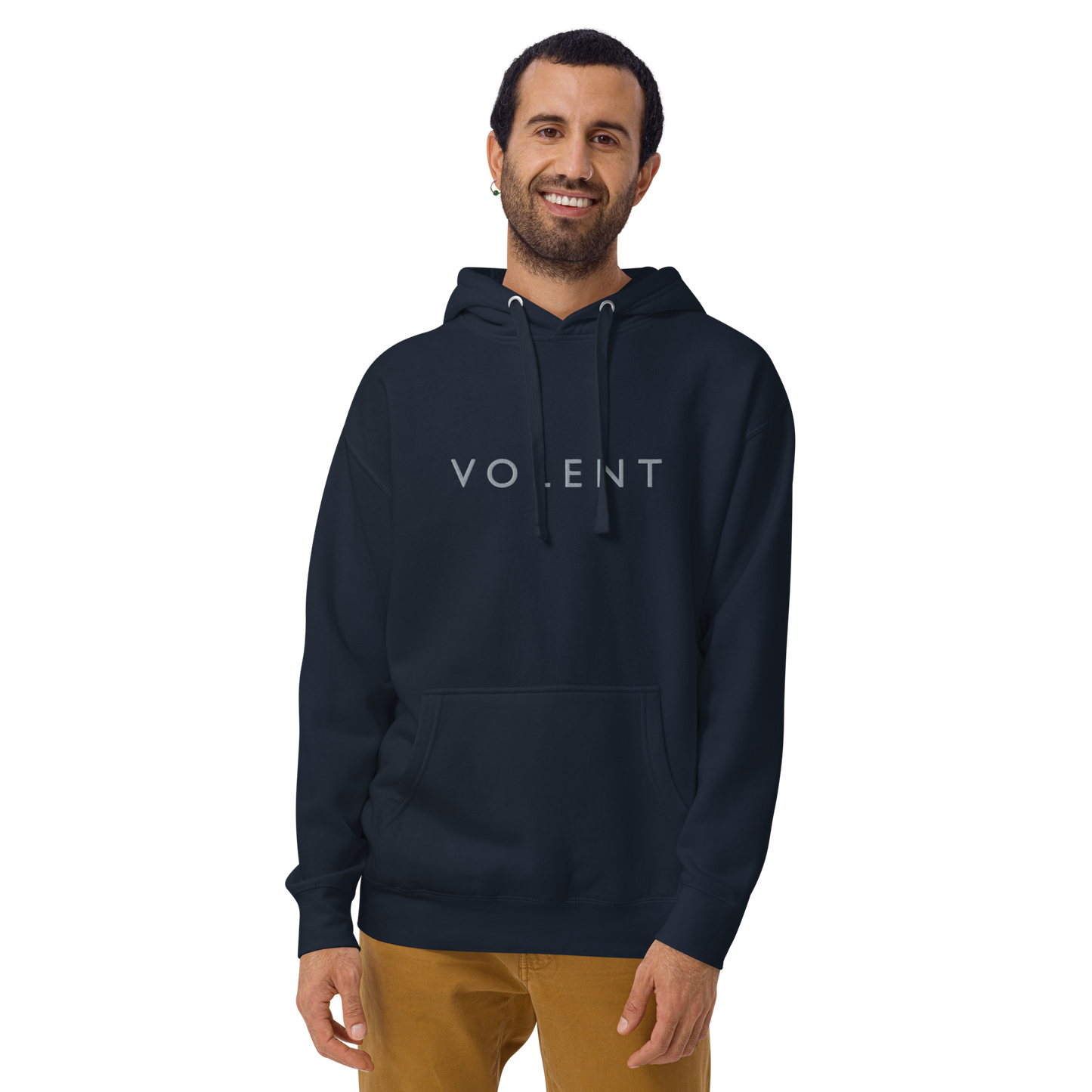 Volent Embroidered Premium unisex hoodie