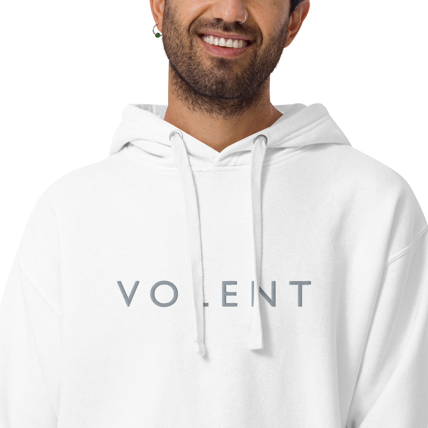 Volent Embroidered Premium unisex hoodie