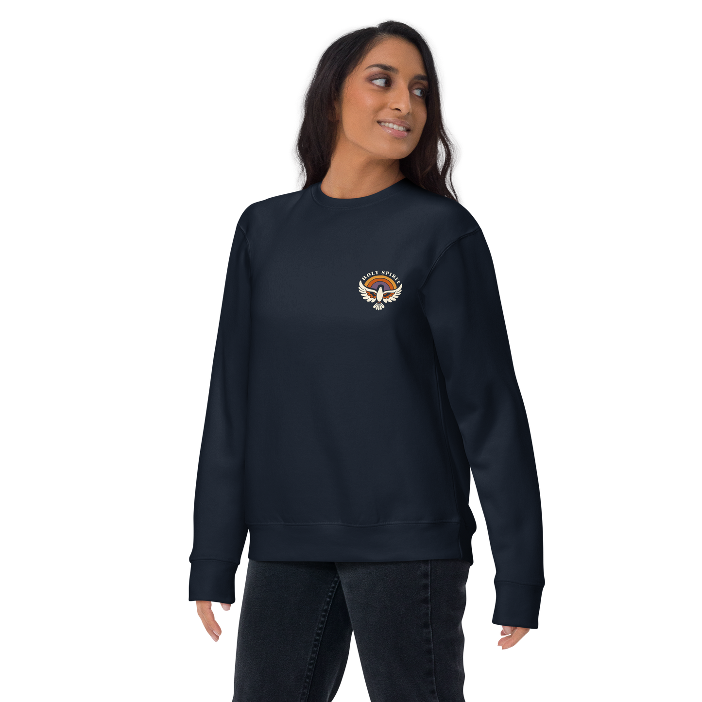 God Is Here Unisex Premium Sweatshirt